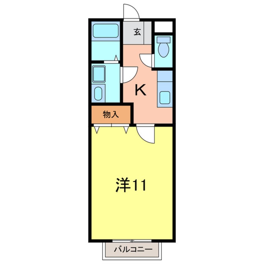 間取図 ティーワン日高