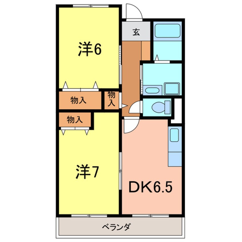 間取図 ソレイユ・ルヴァン