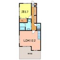 アンプルール　リーブル　アタラクシアの間取図