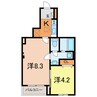 名鉄三河線/碧南中央駅 徒歩4分 1階 築5年 2Kの間取り