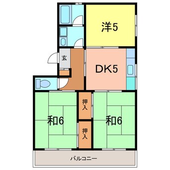 間取図 マンション小山Ｃ