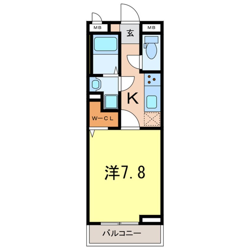 間取図 リコルテ　パルファン