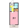 コーポ栄 1Kの間取り