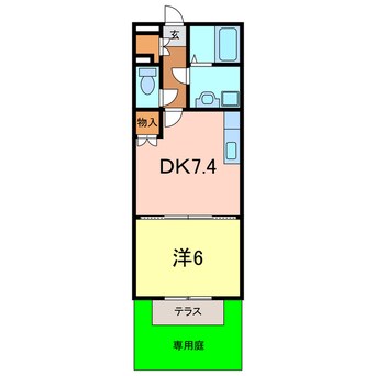 間取図 ヨーロピアンシャレー参番館