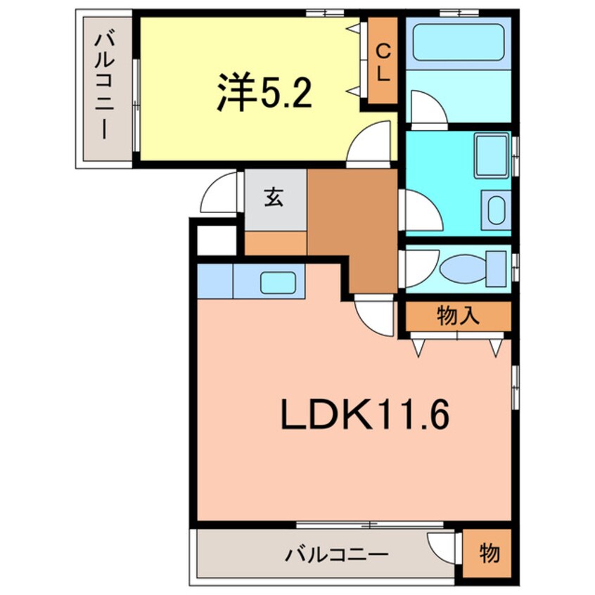 間取図 M’ｓパティオ