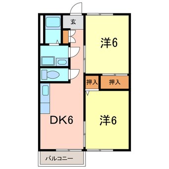 間取図 エクセルハイム