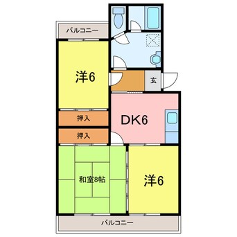 間取図 ベルシェ川村