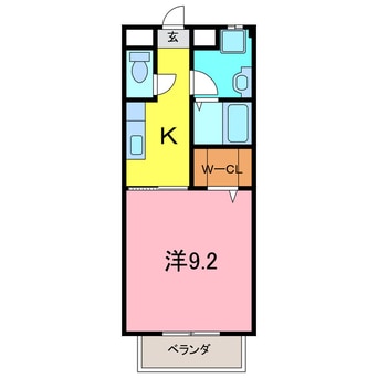 間取図 サンモールＫＯＵＭＵＲＡ