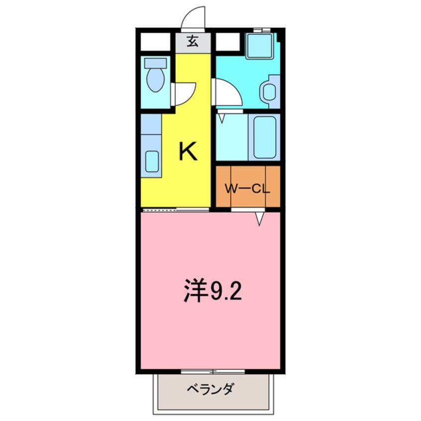間取図 サンモールＫＯＵＭＵＲＡ