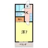 コーポ東海Ⅲ 1Kの間取り