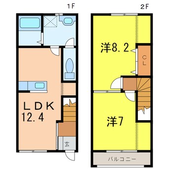 間取図 Ｍ.リアン