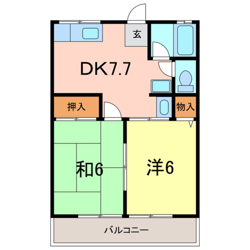 間取図 シャトレＡ