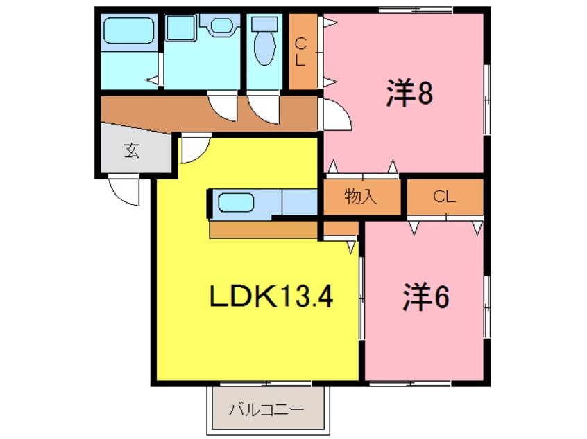 間取図 アメージングコートⅠ　Ｂ棟