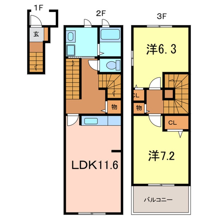 間取図 ベルエクラ