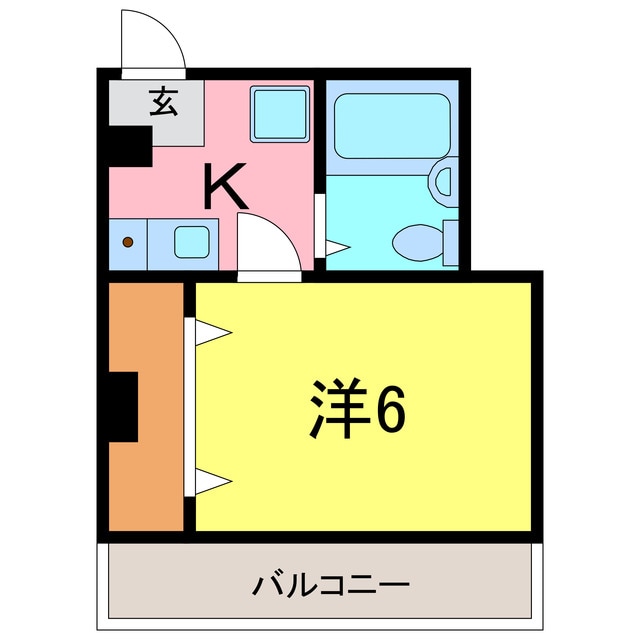 間取り図 東海道本線/安城駅 徒歩3分 4階 築38年