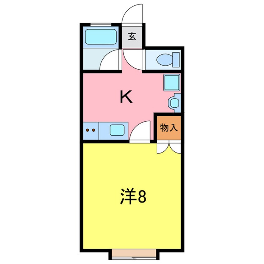 間取図 名鉄三河線/三河高浜駅 徒歩10分 3階 築35年