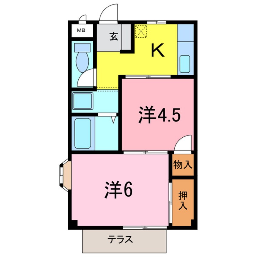 間取図 サンパーク伏見