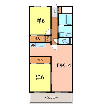 間取図 クラールマロニエ