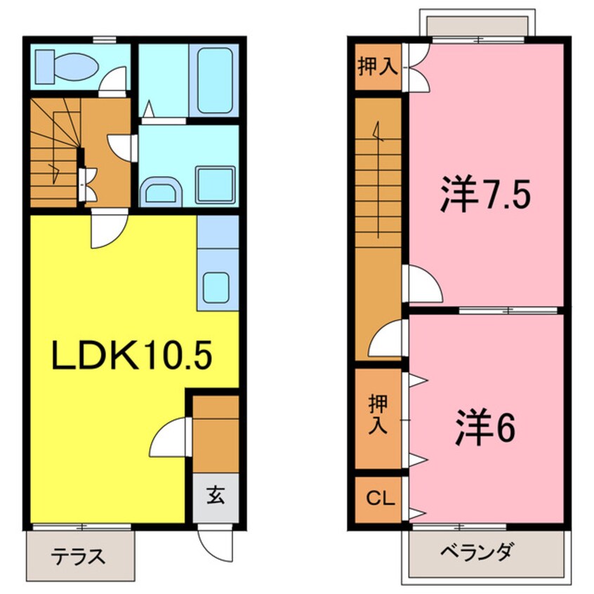 間取図 Sunny　Hill　Ⅰ　Ａ棟