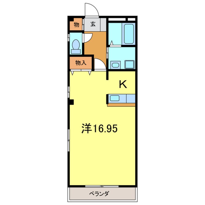 間取図 パームタウン新安城