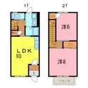 プレミール・ボナールＡの間取図