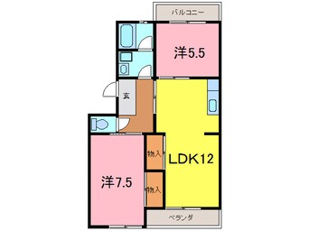 間取図 シャトルことぶき