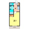 ヨーロピアンシャレー住吉 1Kの間取り
