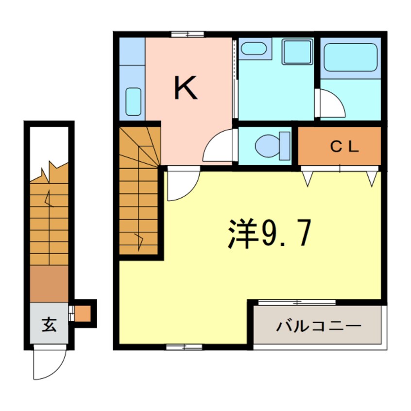 間取図 サンシアルザ新地