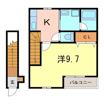 間取図 サンシアルザ新地