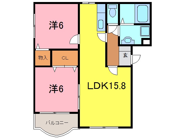 間取り図 パークサイド川端