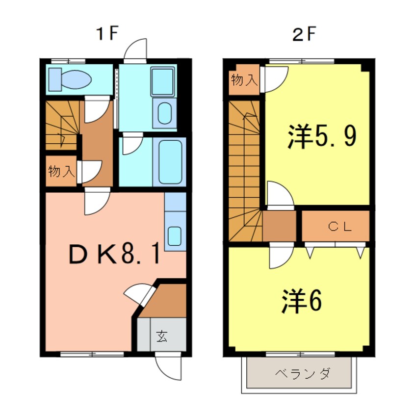 間取図 メゾン・ド・ルミエールＣ