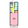 アンプルール　リーブル　pearfieldⅡ 1Kの間取り
