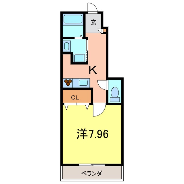 間取り図 アンプルールリーブル　クレッシェンド
