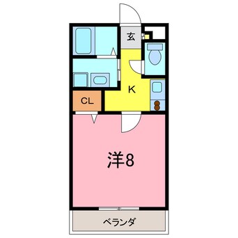 間取図 アンプルール　ブワ　アルバ