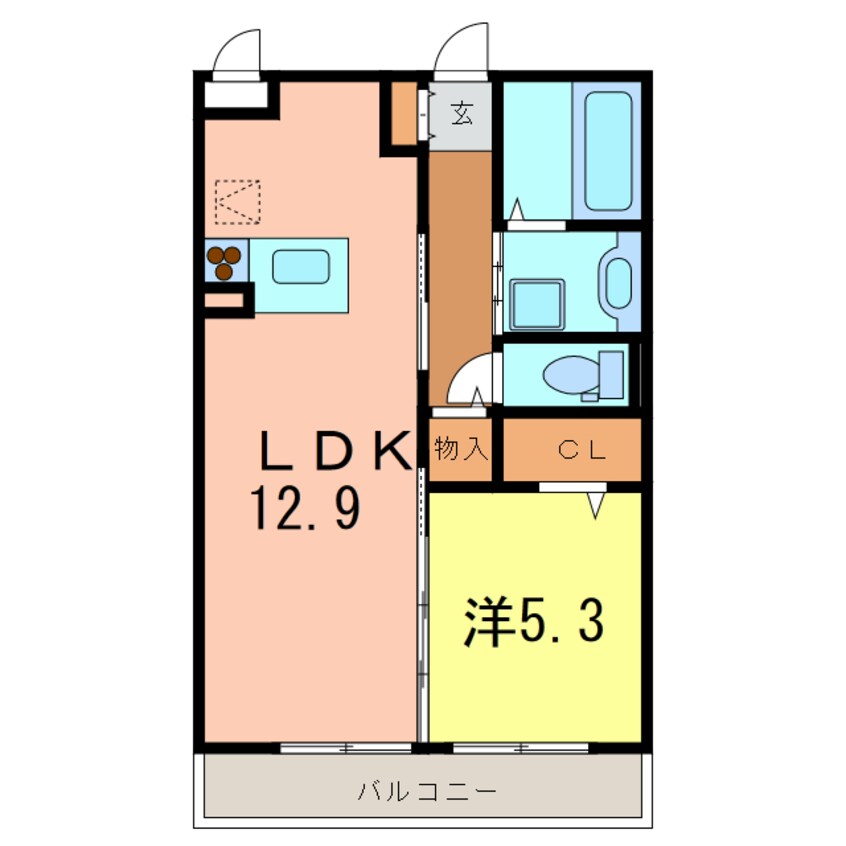 間取図 ラフィネ南町