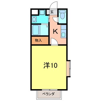 間取図 エスペランサ宮地