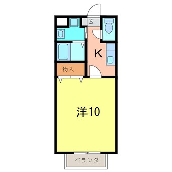 間取図 エスペランサ宮地