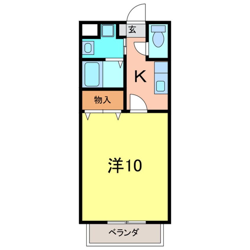 間取図 エスペランサ宮地