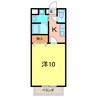 エスペランサ宮地 1Kの間取り
