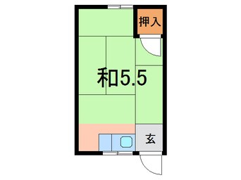 間取図 朝日荘