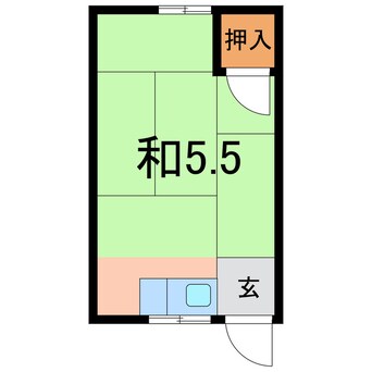 間取図 朝日荘
