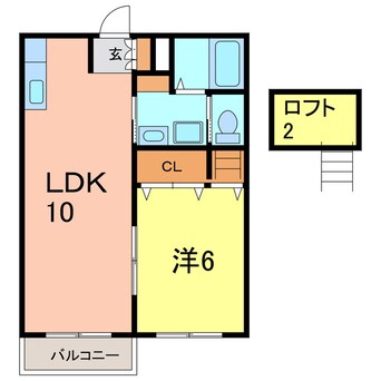 間取図 エルディムサントピアA