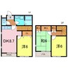 コーポ中島ツウセブンＢ 3DKの間取り