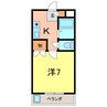 アドマイアN 1Kの間取り