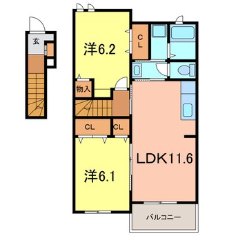 間取図 向日葵之彩South