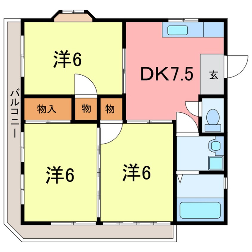 間取図 安城第６東海ビル