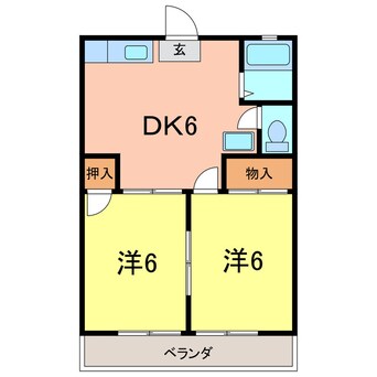 間取図 タウニーＫ