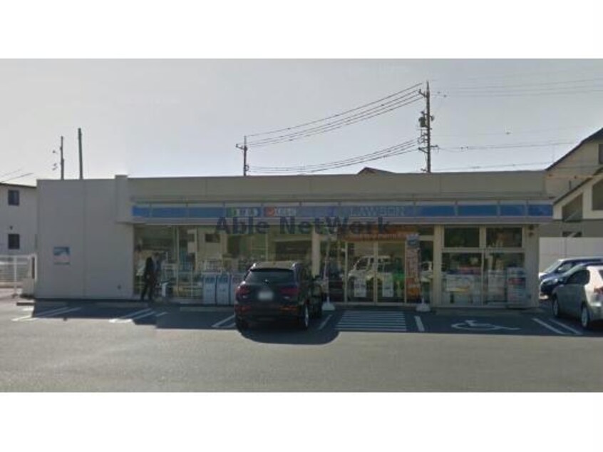 ローソン岡崎北野店(コンビニ)まで419m ｱﾝﾌﾟﾙｰﾙﾘｰﾌﾞﾙ彩美