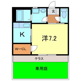 間取図 サープラス一ツ木