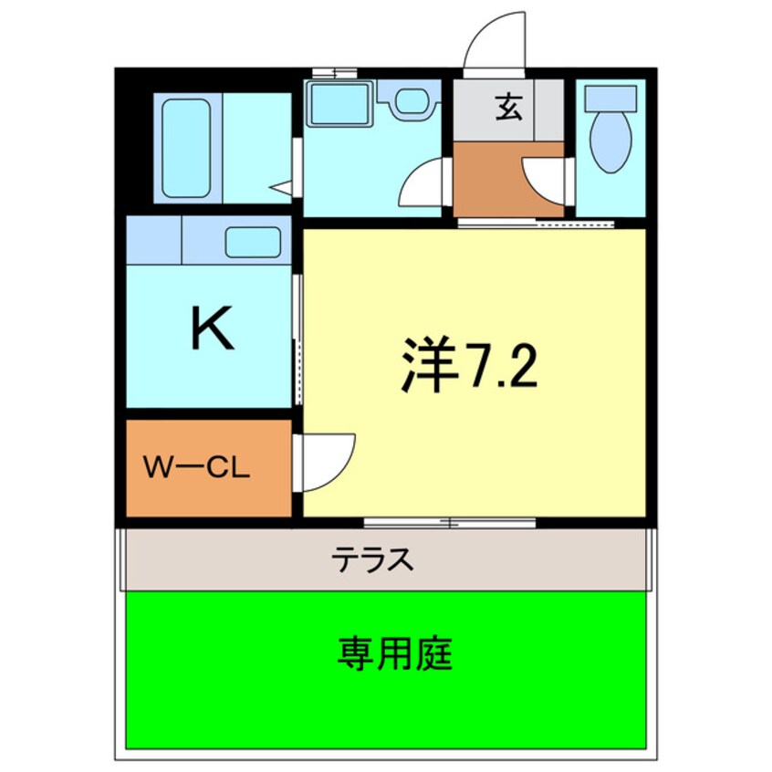 間取図 サープラス一ツ木